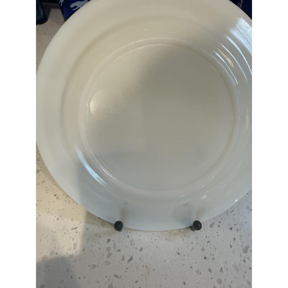 Hazel Atlas Moderntone Platonite Pastel Yellow 9" Dinner Plate Depression Glass - Picture 4 of 4